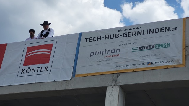 Tech-Hub Gernlinden News Richtfest